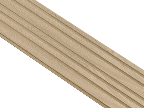 I-Wood Basic Mixed listebredde paneler, i hvid oliering - mål 16 x 300 x 2780 mm