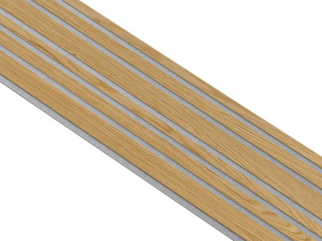 I-Wood Basic Mixed listebredde paneler, i klar oliering - mål 16 x 300 x 2780 mm