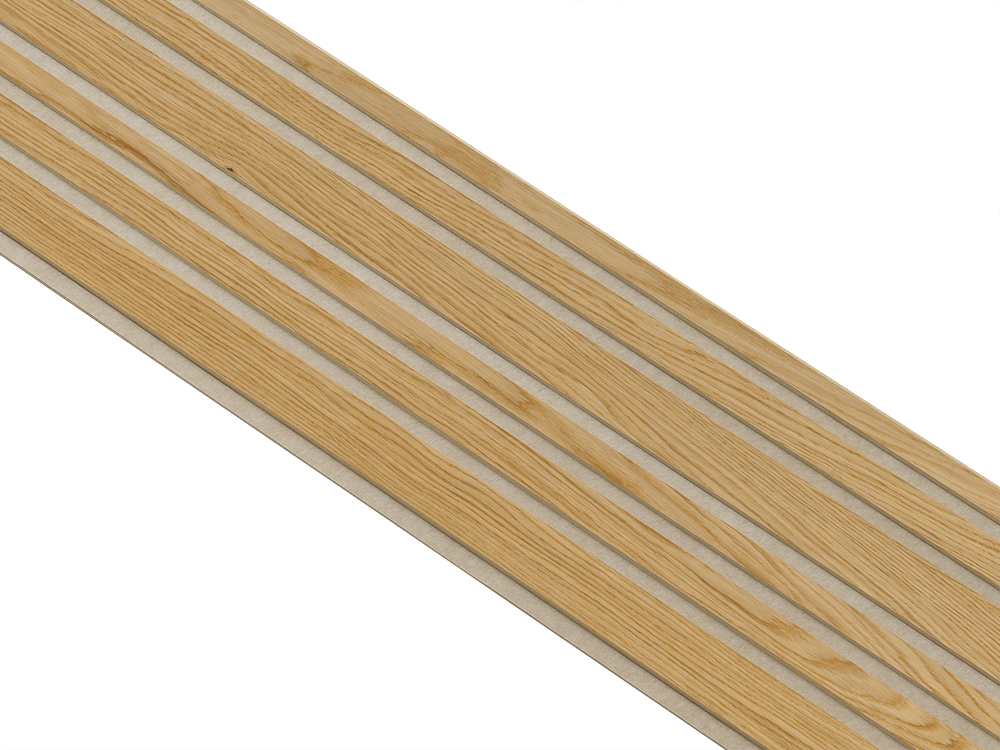 I-Wood Basic Mixed listebredde paneler, i klar oliering - mål 16 x 300 x 2780 mm