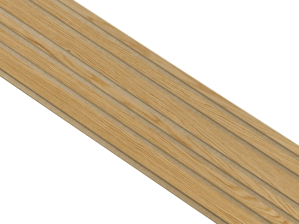 I-Wood Basic Mixed listebredde paneler, i klar oliering - mål 16 x 300 x 2780 mm