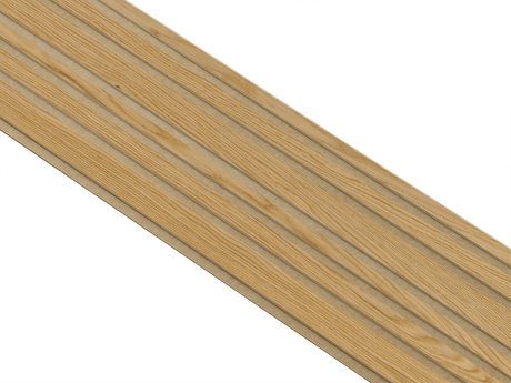 I-Wood Basic Mixed listebredde paneler, i klar oliering - mål 16 x 300 x 2780 mm