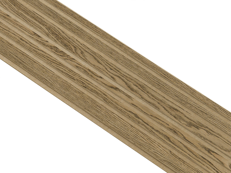 I-Wood Basic Mixed listebredde paneler, i mørkebrun oliering - mål 16 x 300 x 2780 mm