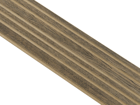 I-Wood Basic Mixed listebredde paneler, i sort oliering - mål 16 x 300 x 2780 mm