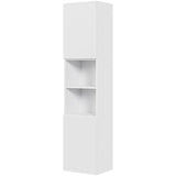 Multi-Living Bad højskab 40 cm med 5 hylder og 2 låger i Malet hvid front 04