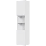 Multi-Living Bad højskab i Hvid Front H: 172,8 cm D: 32,0 cm - 2 låger inklusiv 5 hylder i bredde: 40 cm
