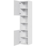 Multi-Living Bad højskab Romantik H: 172,8 cm D: 32,0 cm - 2 låger inklusiv 5 hylder i bredde: 40 cm