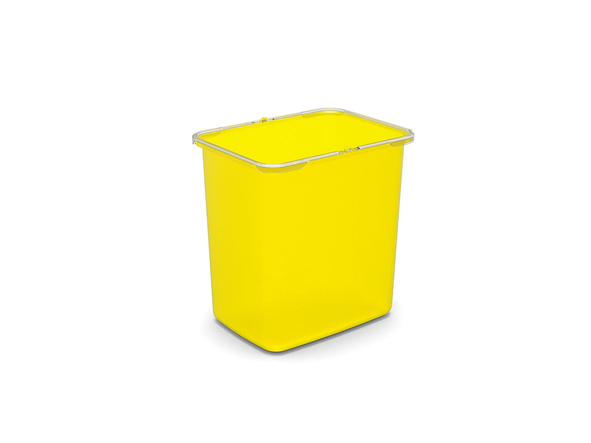 Løs spand - stor gul - 16 ltr - ALADIN, EKKO, TANK, SESAM