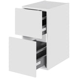 Multi-Living Bad skuffeskab 30 cm med 2 skuffer - fuldudtræk i Hvid malet front 04