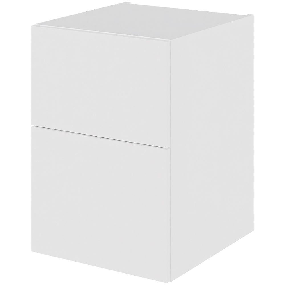 Multi-Living Bad skuffeskab 40 cm med 2 skuffer - fuldudtræk i Hvid malet front 04