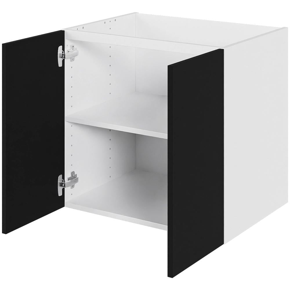 Multi-Living Bad hyldeskab i Cibo Nero med 2 låger D: 44.5 cm - Bredde: 60 cm