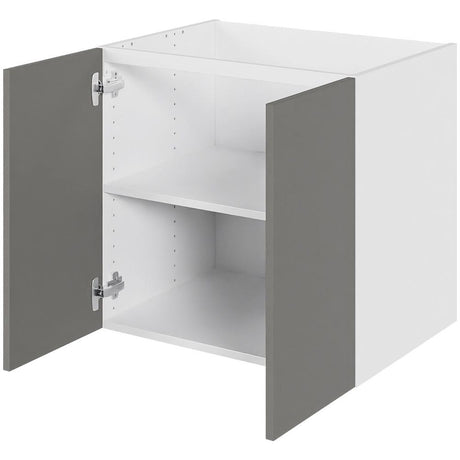 Multi-Living Bad hyldeskab i Cibo Grigio med 2 låger D: 44.5 cm - Bredde: 60 cm