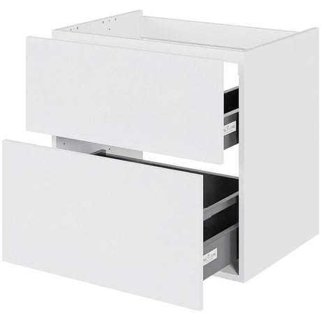 Multi-Living Bad vaskeskab i bredde 60 cm og dybde 44,5 cm med 2 skuffer og fuldudtræk