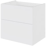 Multi-Living Bad vaskeskab 60 cm med 2 skuffer og fuldudtræk - Hvid malet front 04