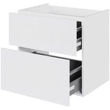 Multi-Living Bad skuffeskab i Hvid Front H: 57,6 cm D: 44,5 cm med metalforsag i bredde: 60 cm