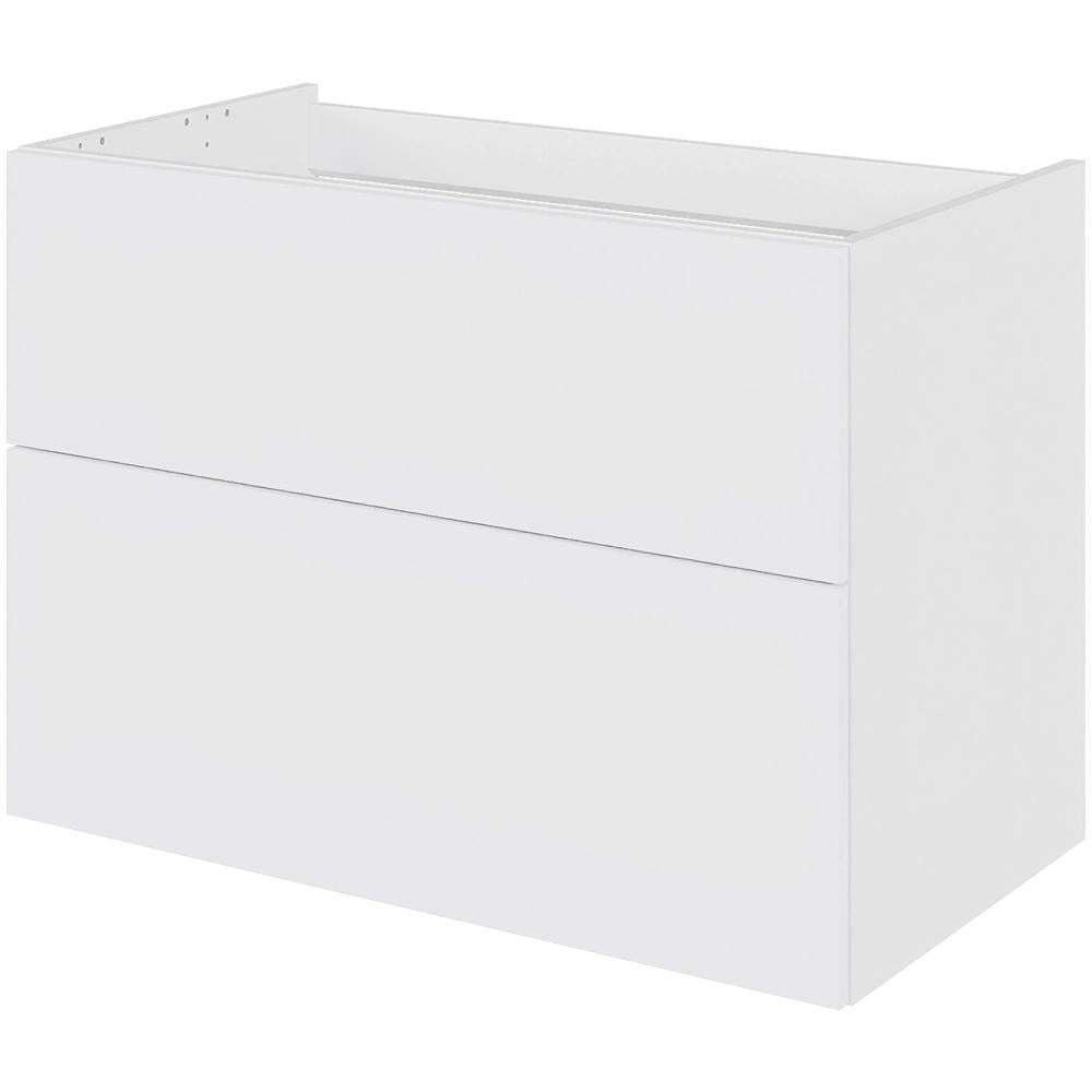 Multi-Living Bad vaskeskab 80 cm med 2 skuffer og fuldudtræk - Hvid malet front 04