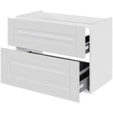 Multi-Living Bad vaskeskab 80 cm med 2 skuffer - fuldudtræk Romantik