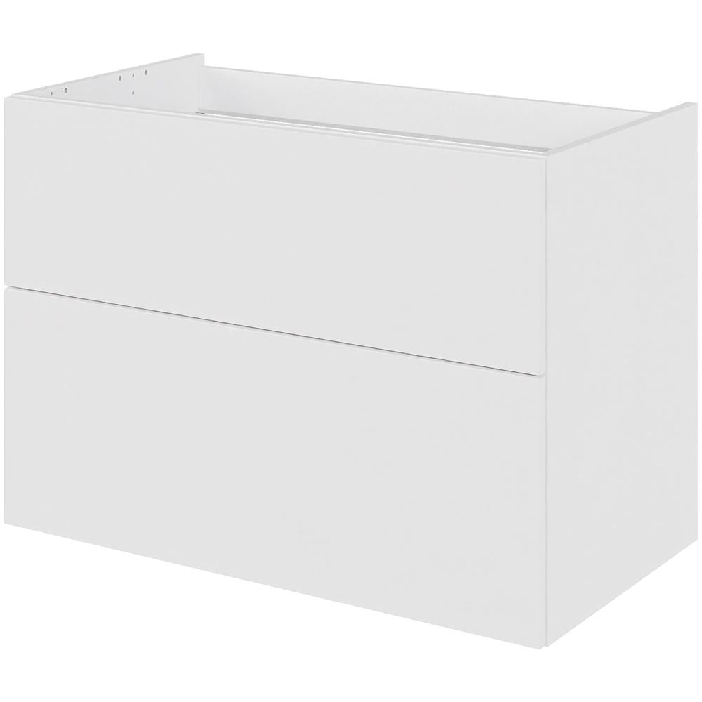 Multi-Living Bad skuffeskab 80 cm med 2 skuffer - fuldudtræk i Hvid malet front 04