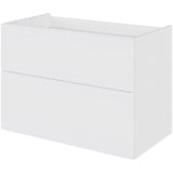 Multi-Living Bad skuffeskab i Hvid Front H: 57,6 cm D: 44,5 cm med metalforsag i bredde: 80 cm