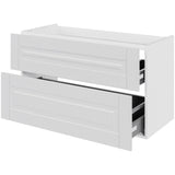 Multi-Living Bad vaskeskab 100 cm med 2 skuffer - fuldudtræk Romantik