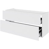 Multi-Living Bad vaskeskab i bredde 120 cm og dybde 44,5 cm med 2 skuffer og fuldudtræk