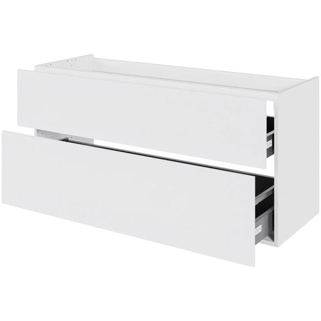 Multi-Living Bad vaskeskab i bredde 120 cm og dybde 44,5 cm med 2 skuffer og fuldudtræk