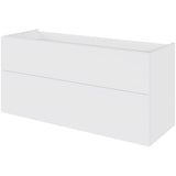 Multi-Living Bad skuffeskab i Hvid Front H: 57,6 cm D: 44,5 cm med metalforsag i bredde: 120 cm