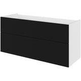 Multi-Living Bad skuffeskab i Cibo Nero H: 57,6 cm D: 44,5 cm - Metalforsag - Bredde: 120 cm