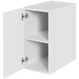 Multi-Living Bad hyldeskab i Bredde: 30 cm og dybde 51cm Malet Hvid Front med 1 låge