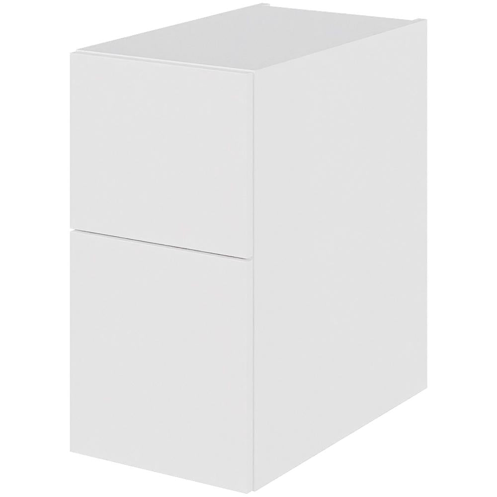 Multi-Living Bad skuffeskab 30 cm med 2 skuffer Dybde 51cm - fuldudtræk Malet Hvid Front