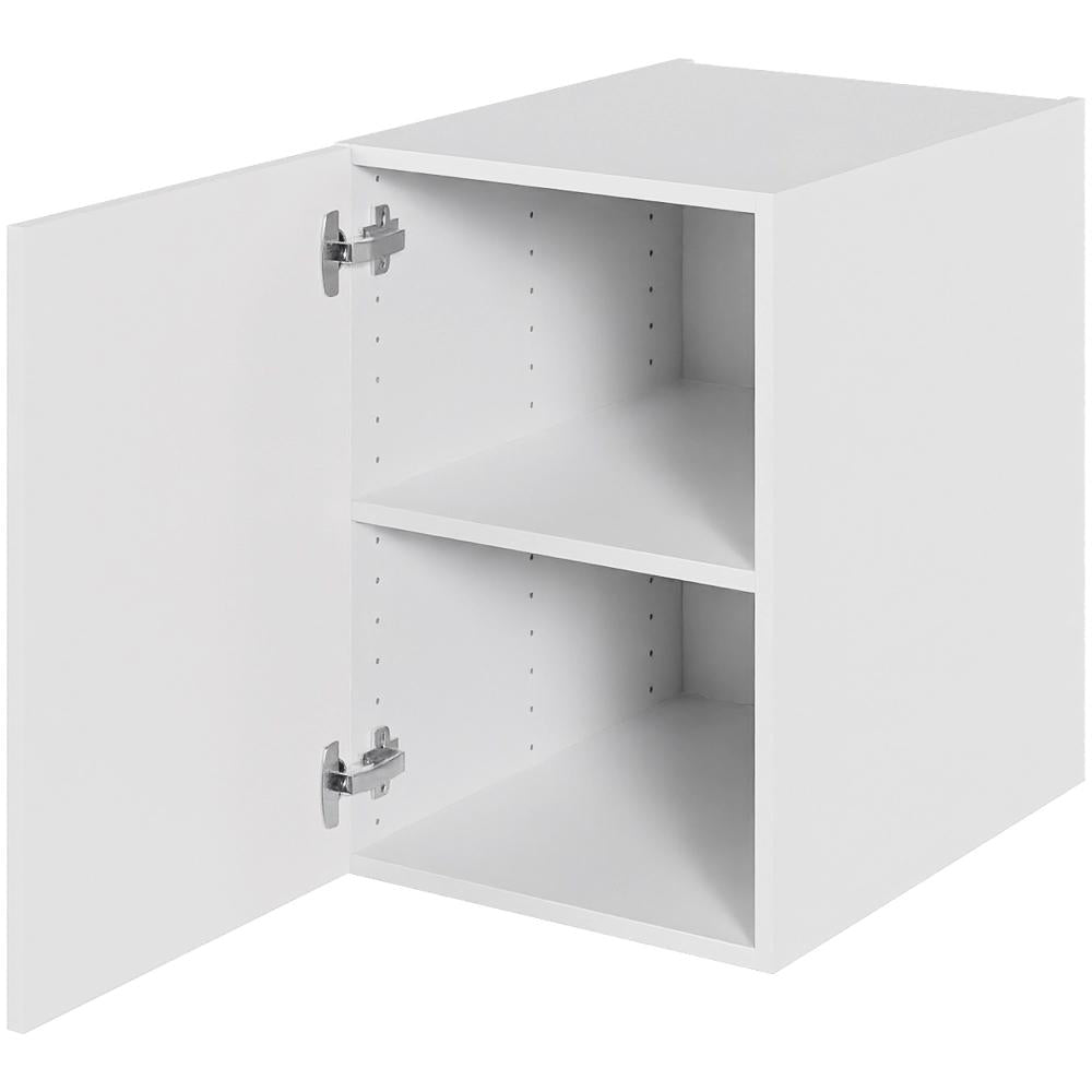 Multi-Living Bad hyldeskab i Bredde: 40 cm og dybde 51cm Malet Hvid Front med 1 låge