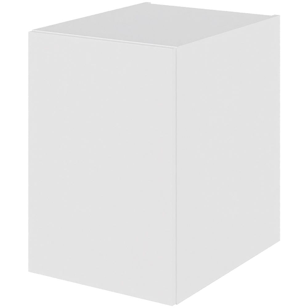 Multi-Living Bad hyldeskab i Bredde: 40 cm og dybde 51cm Malet Hvid Front med 1 låge