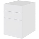 Multi-Living Bad skuffeskab i Hvid Front H: 57,6 cm D: 51 cm med metalforsag i bredde: 50 cm