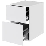 Multi-Living Bad skuffeskab i Hvid Front H: 57,6 cm D: 51 cm med metalforsag i bredde: 40 cm