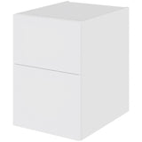 Multi-Living Bad skuffeskab i Hvid Front H: 57,6 cm D: 51 cm med metalforsag i bredde: 40 cm