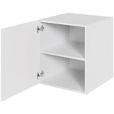 Multi-Living Bad hyldeskab i Bredde: 50 cm og dybde 51cm Malet Hvid Front med 1 låge