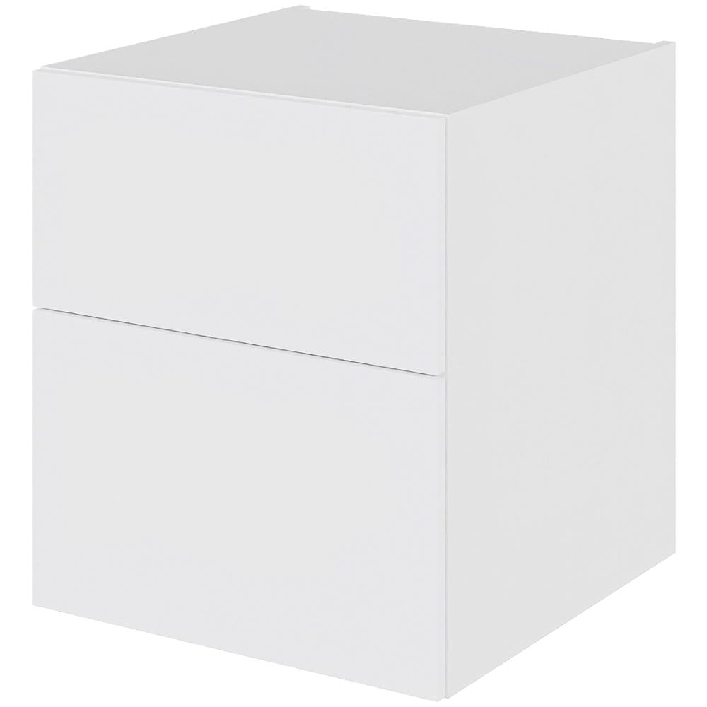 Multi-Living Bad skuffeskab i Hvid Front H: 57,6 cm D: 51 cm med metalforsag i bredde: 50 cm