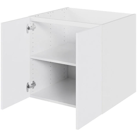 Multi-Living Bad hyldeskab i Bredde: 60 cm og dybde 51cm Hvid Front med 2 låge