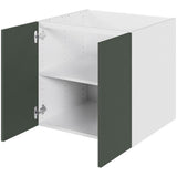 Multi-Living Bad hyldeskab H: 57,6 cm D: 44,5 cm B: 60 cm i Cibo Verde - med låger og hylde