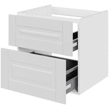 Multi-Living Bad vaskeskab Romantik H: 57,6 cm D: 51,0 cm - Udskæring til afløb - Bredde: 60 cm