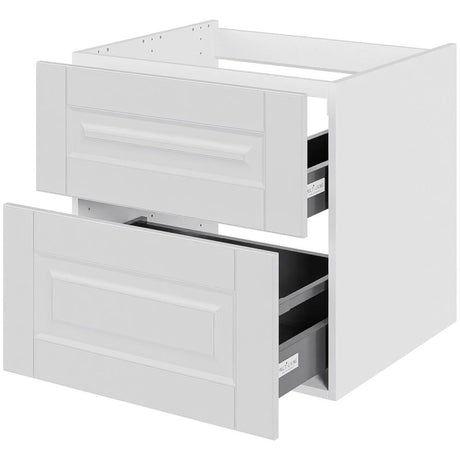 Multi-Living Bad vaskeskab Romantik H: 57,6 cm D: 51,0 cm - Udskæring til afløb - Bredde: 60 cm