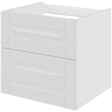 Multi-Living Bad vaskeskab Romantik H: 57,6 cm D: 51,0 cm - Udskæring til afløb - Bredde: 60 cm