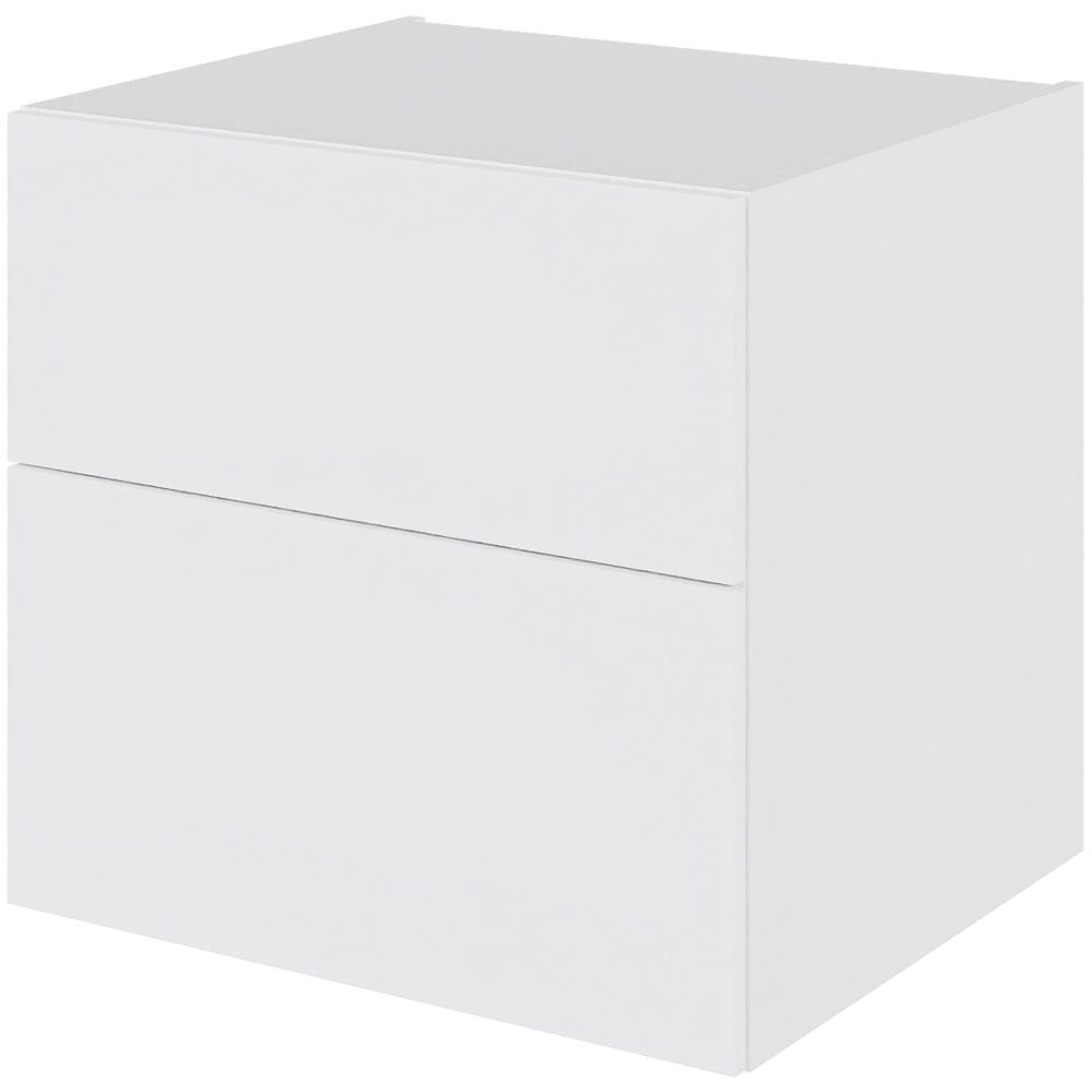 Multi-Living Bad skuffeskab i Hvid Front H: 57,6 cm D: 51 cm med metalforsag i bredde: 60 cm