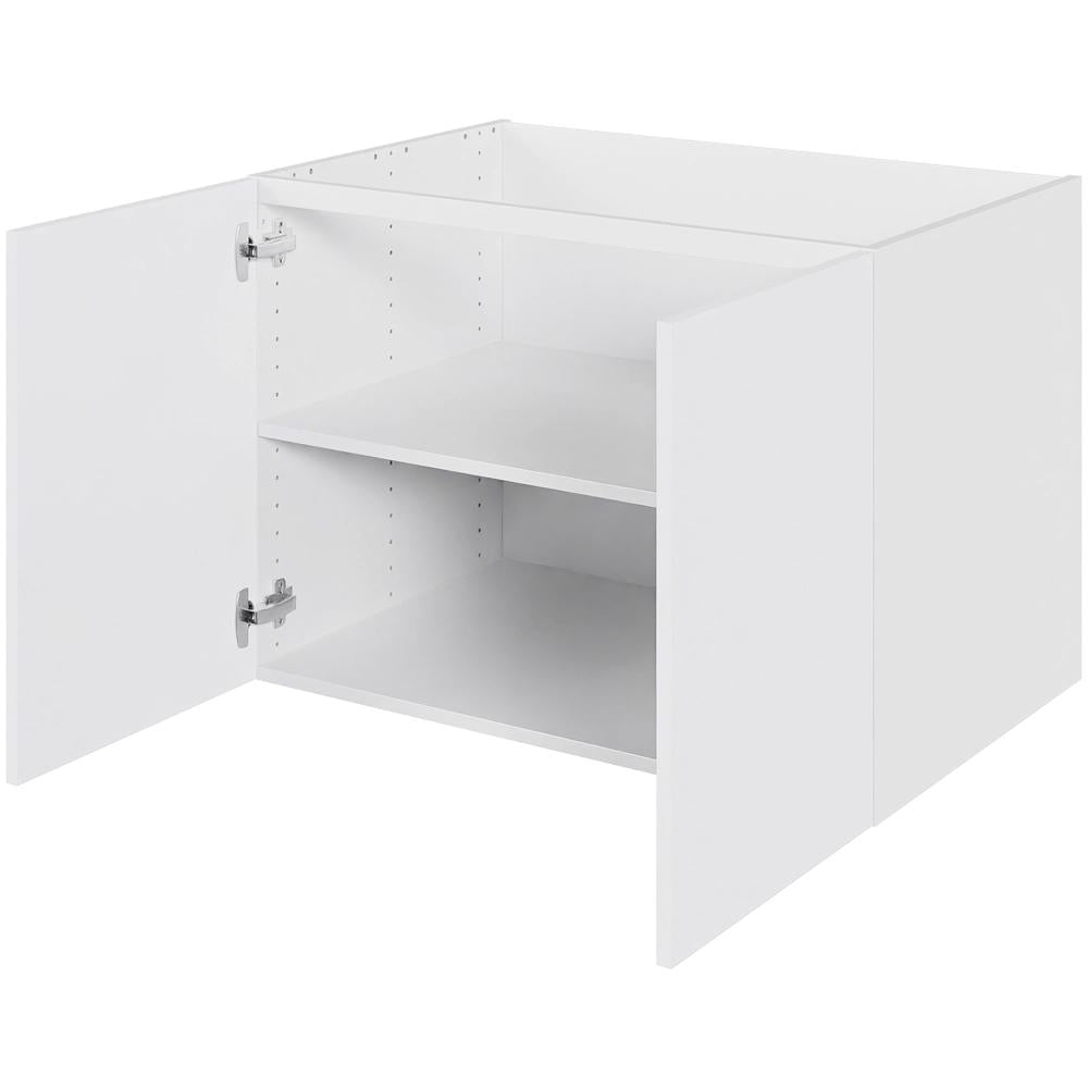 Multi-Living Bad hyldeskab i Bredde: 80 cm og dybde 51cm Hvid Front med 2 låger