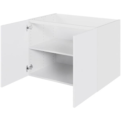 Multi-Living Bad hyldeskab i Bredde: 80 cm og dybde 51cm Hvid Front med 2 låger