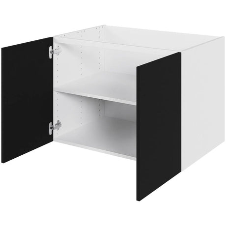 Multi-Living Bad hyldeskab i Cibo Nero med 2 låger - Bredde: 80 cm