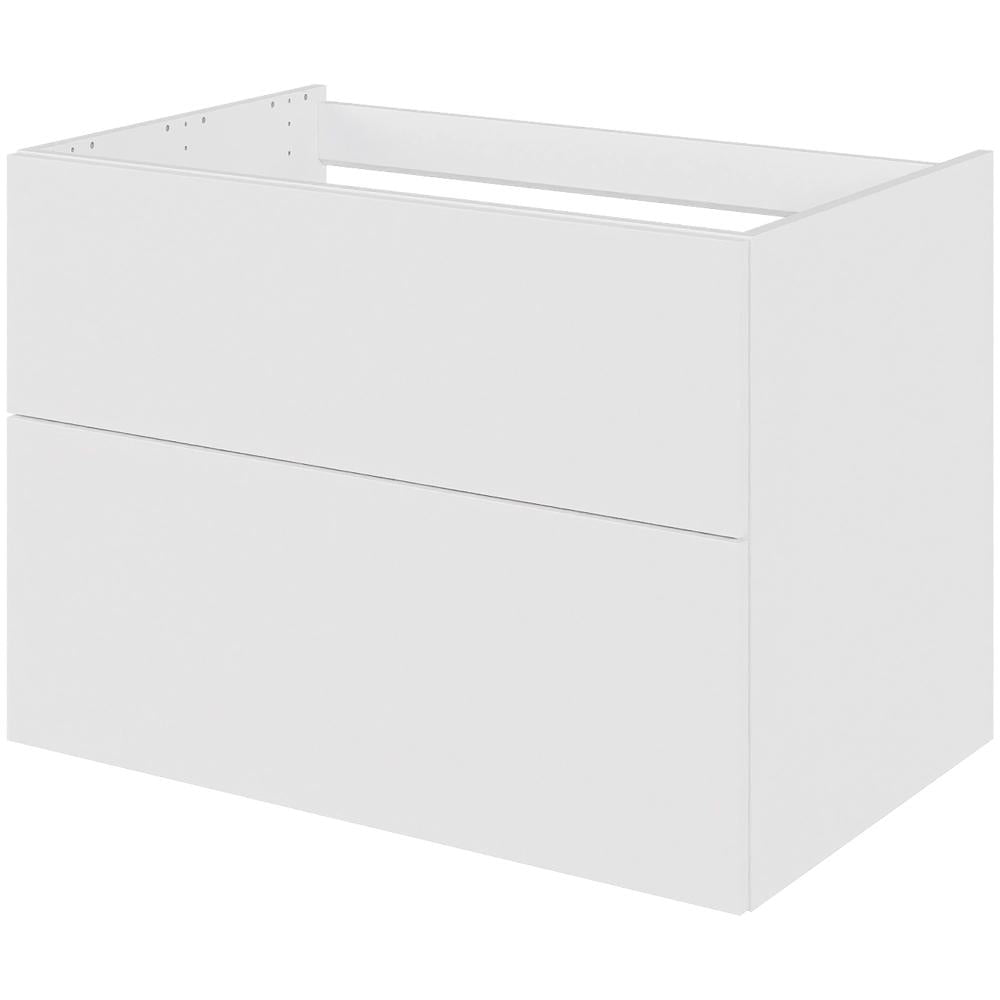 Multi-Living Bad vaskeskab Malet Hvid Front  H: 57,6 cm D: 51,0 cm - Udskæring til afløb - Bredde: 80  cm