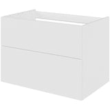 Multi-Living Bad vaskeskab Malet Hvid Front  H: 57,6 cm D: 51,0 cm - Udskæring til afløb - Bredde: 80  cm