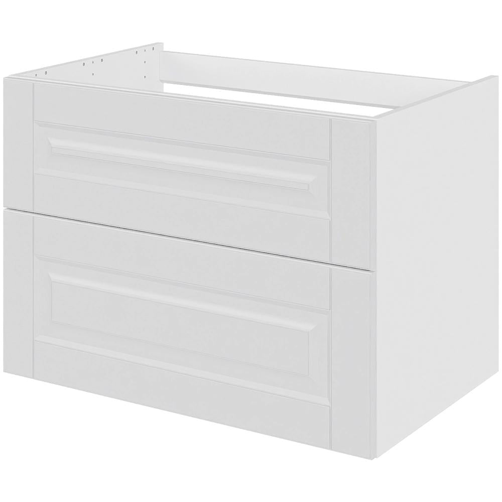 Multi-Living Bad vaskeskab Romantik H: 57,6 cm D: 51,0 cm - Udskæring til afløb - Bredde: 80 cm