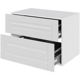 Multi-Living Bad skuffeskab Romantik 80 cm med 2 skuffer Dybde 51cm - fuldudtræk