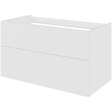 Multi-Living Bad vaskeskab Malet Hvid Front  H: 57,6 cm D: 51,0 cm - Udskæring til afløb - Bredde: 100  cm